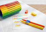 Фломастери з ковпачками-з'єднувачами Faber-Castell Connector, Автобус, 33 кольори, метал. коробка, фото 9