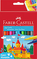 Фломастери Faber-Castell Castle, 24 кольори, карт. коробка
