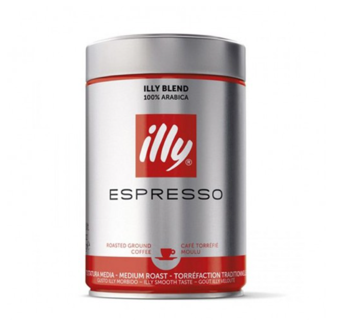 Кава мелена Іллі 250 гр Ж/Б натуральна ILLY NORMAL