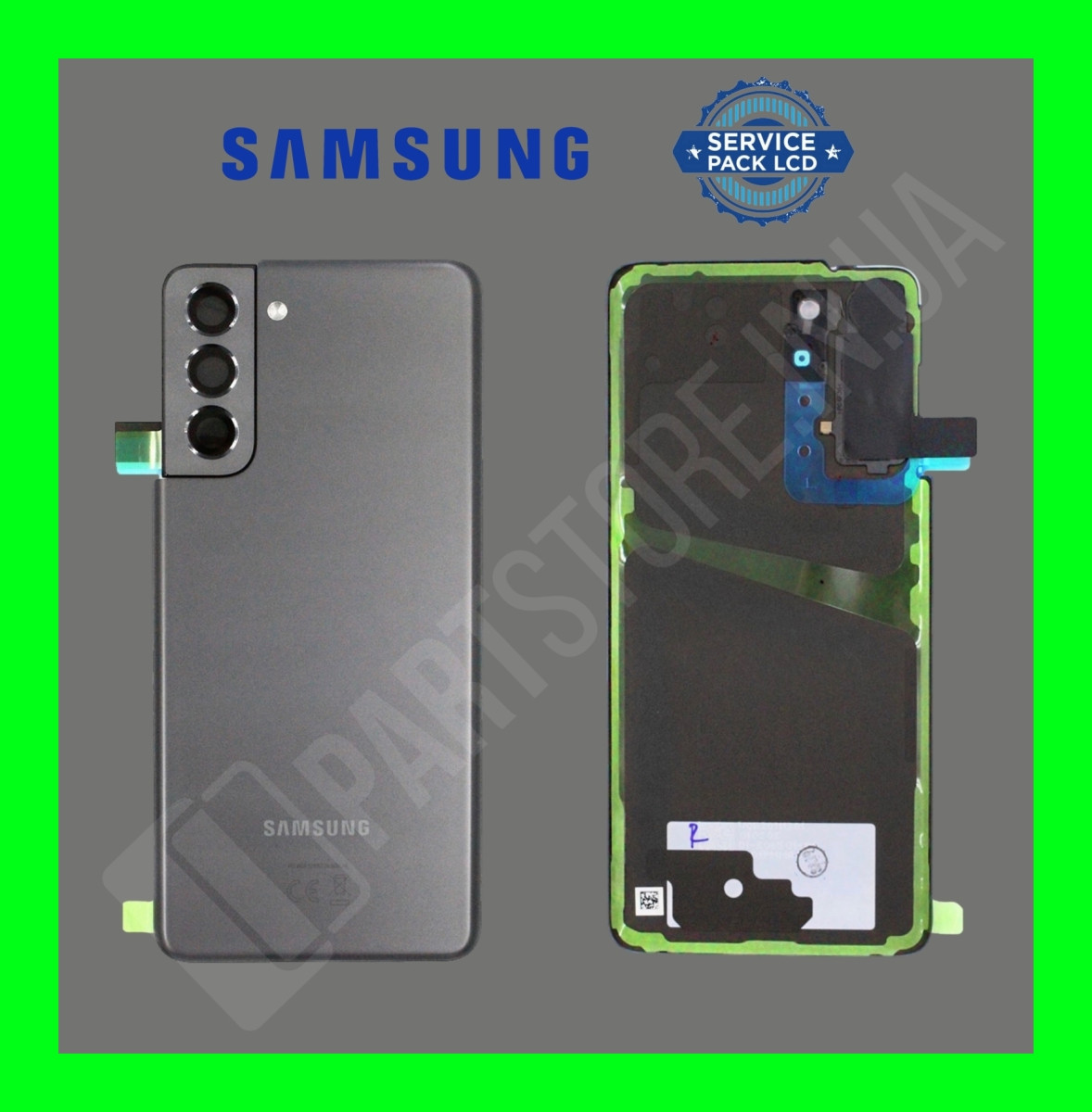 Кришка Samsung G991 Phantom Grey S21 (GH82-24519A) сервісний оригінал