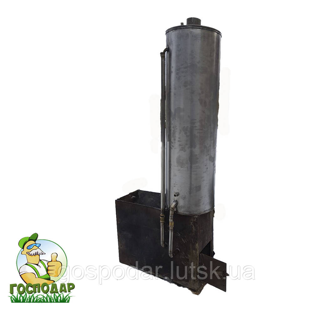 Бак товстостінний з нержавіючої сталі з кам'янкою та бойлером для гарячої води для бані чи сауни, фото 1