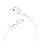 Кабель Hoco X37 Cool Power Lightning 2.4A 1m White, фото 3