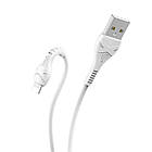 Кабель Hoco X37 Cool Power Lightning 2.4A 1m White, фото 5