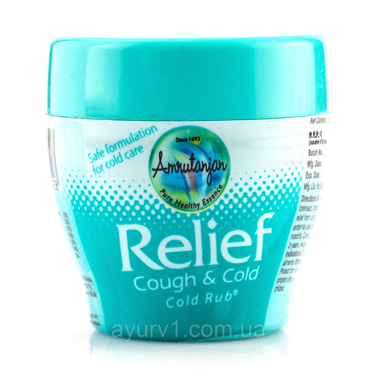 Amrutanjan Cold Rub, Амрутаджен/30 г
