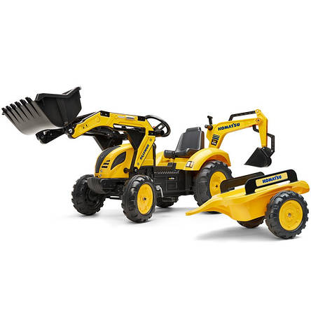Трактор педальний із двома ковшеми KOMATSU Falk 2086Y, фото 2
