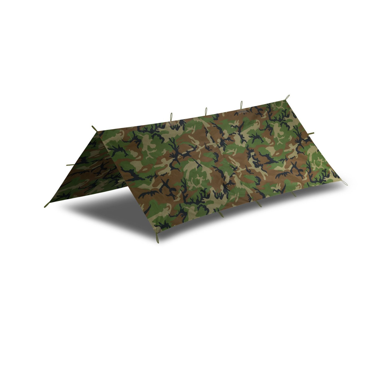 Тент універсальний Helikon-Tex SUPERTARP SMALL US Woodland PO-STS-PO-03