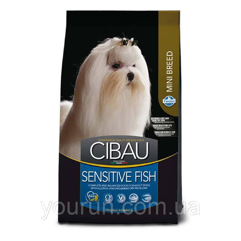 Farmina Cibau Sensitive Fish Mini-годм для дорослих собак дрібних порід з чутливим травленням 2.5кг