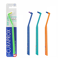 Монопучковая зубная щетка Curaprox Single CS 1009 для брекетов (картонная упаковка), 1 шт