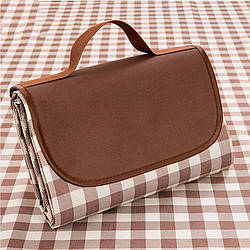 Водонепроникний пляжний килимок покривало підстилка для пікніка шезлонга та кемпінгу 150х80 см плед на природу