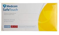 Перчатки виниловые Medicom SafeTouch S Прозрачные 100 шт (20067L')