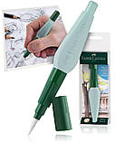 Пензлик з резервуаром для води Faber-Castell, об'єм 6 мл, пластикова, зелений, фото 2