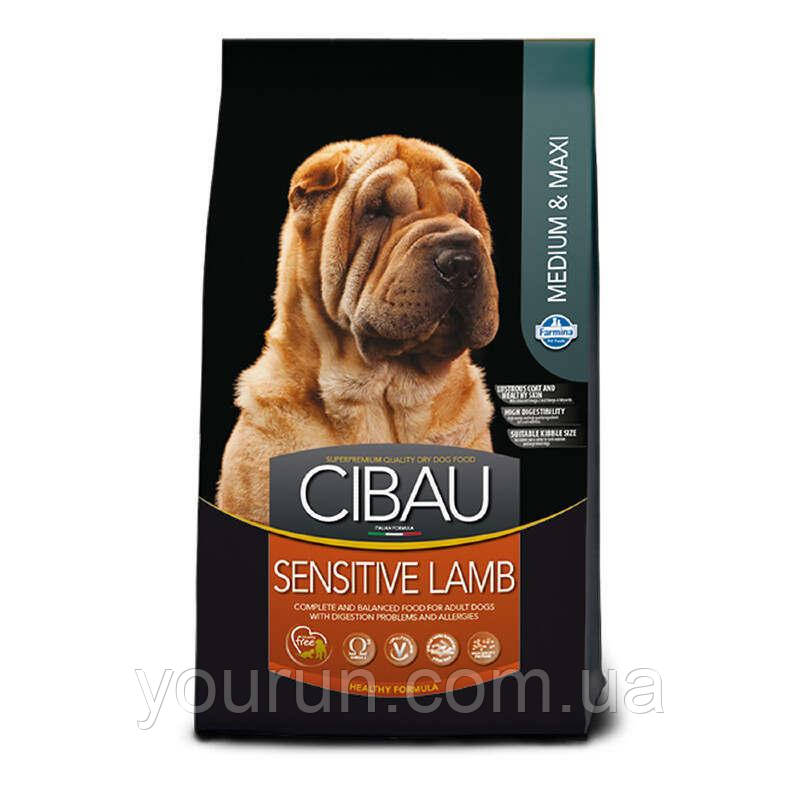 Farmina CibauSensitive Lamb-корм для собак середніх та великих порід з чутливим травленням (ягня) 12кг