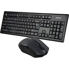 Комплект клавіатура та миша A4Tech 3000N Black (USB)