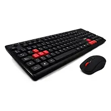 Комплект клавіатура та миша Havit HV-KB257GCM Black (бездротовий)
