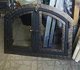 Дверцята для каміна арка "Грецька" любий розмір під замовлення, фото 5