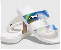 Шлепанцы (слайды) Crocs Classic Solarized Sandal, оригинал (207771)