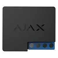 Реле Ajax WallSwitch Black умное, для управления приборами, Jeweller, 230V, 13А, 3 кВт