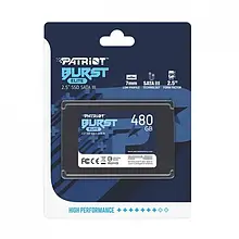 Жорсткий диск внутрішній SSD Patriot Burst Elite (PBE480GS25SSDR) Black 480GB