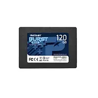 Жорсткий диск внутрішній SSD Patriot Burst Elite (PBE120GS25SSDR) Black 120GB