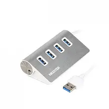 USB-хаб Maxxter HU3A-4P-01 Meteor Silver