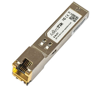 1.25ГБ/с SFP додаток з роз'ємом RJ-45 MikroTik S-RJ01