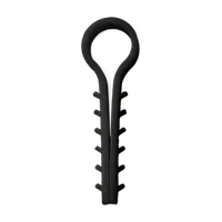 Елка кругла d 12 чорна (100 шт) Ziplex Дюбель Ziplex