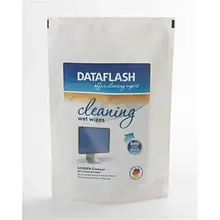 Серветки для очищення дисплея DataFlash DF1518 White 100 шт