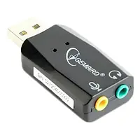 Звукова карта Gembird SC-USB2.0-01 Black зовнішня