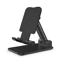 Тримач-підставка для телефона Infinity Folding desktop phone Stand Black