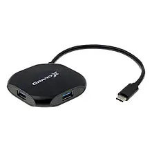 USB-хаб Grand-X GH-417 Black