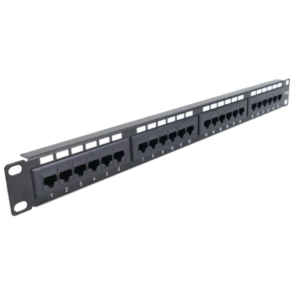 Патч-панель Hypernet Hypernet PP-KUTP6-24-NM-CM 24 порти 19 "UTP кат. 6