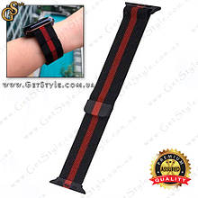 Ремінець для Apple Watch 42-44 mm RedBlack