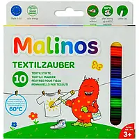 Фломастер Malinos Textil MA-300010 10 шт