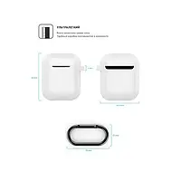 Чехол для наушников ArmorStandart Airpods Silicon case mix color with hook Yellow