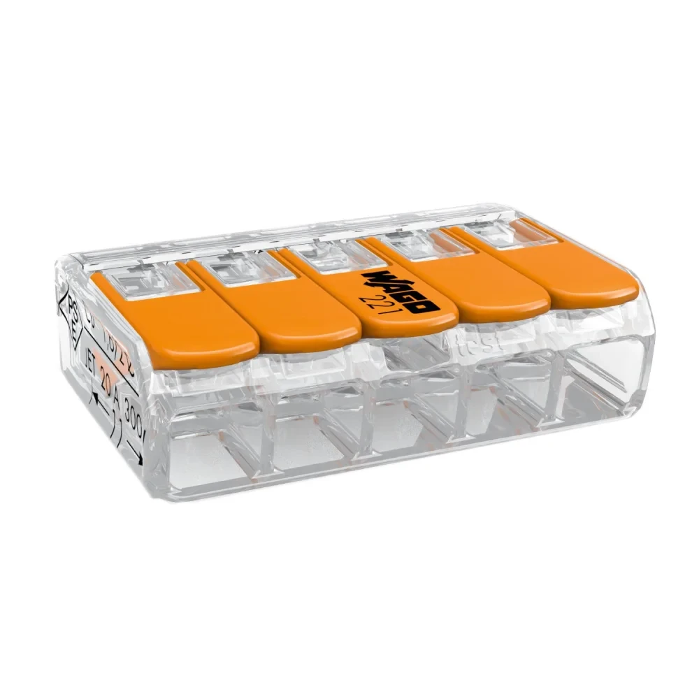 Купити Клемма 5-контактна Wago Wago 221-415, ціна 34 грн - Prom.ua (ID ...