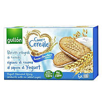 Печиво GULLON сендвіч БЕЗ ЦУКРУ цільнозернове з йогуртом 220г