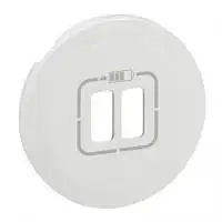 Лицевая панель Legrand 068256 White зарядное устройство 2х USB 1500 мА, Кат. № 0 674 62