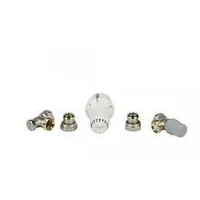 Термостатичний комплект Danfoss RAS-C+RA-FN+RLV-S кутовий 1/2