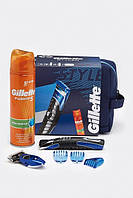 Набір Gillette fusion proglide styler (Стайлер+гель+станок+насадки)