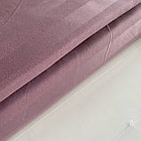 Постільна білизна Страйп-Сатин  Двоспальний розмір з простирадлом на гумці  160*200+25см, фото 4