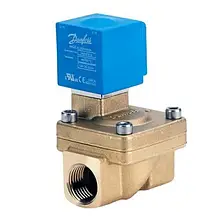 Електромагнітний клапан Danfoss EV220W 230V, 1/2, нормально-відкритий, латунь