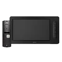 Комплект відеодомофону чорний/медний Arny AVD-7005