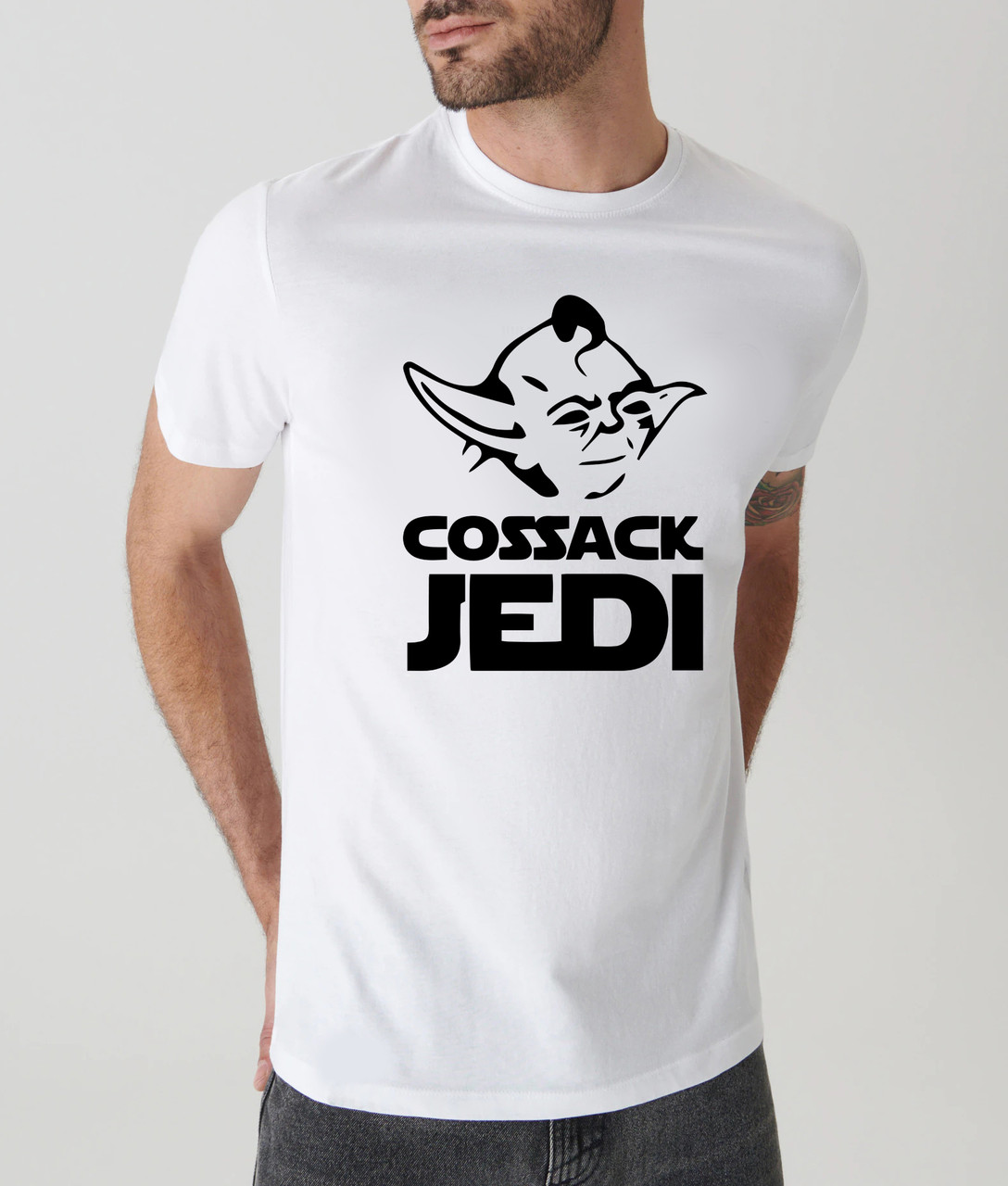 Футболка з принтом "Cossack jedi" Push IT