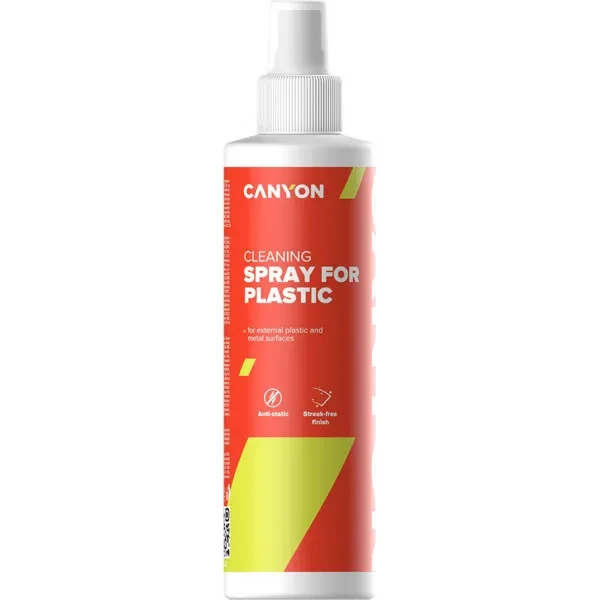 Очисний спрей Canyon CCL22 для очищення пластикових і металевих поверхонь 250 мл (CNE-CCL22)