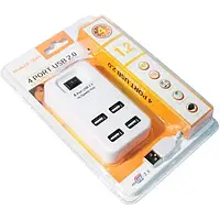 USB-хаб Voltronic YT-HWS4-W/08646 White 4-ports USB2.0