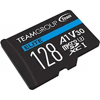 Карта памяти Team Elite TEAUSDX128GIV30A103 128GB microSDXC Class 10 UHS-I V30 A1