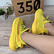 Жіночі Кросівки Adidas Yeezy Boost 350 V2 Yellow 36-37-38-39-41, фото 6