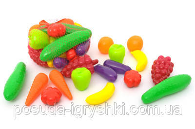 Набір Фрукти-овочі - 16 елементів 379 ORION, фото 1