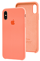 Силіконовий чохол Apple Silicone Case Персиковий для iPhone X/XS