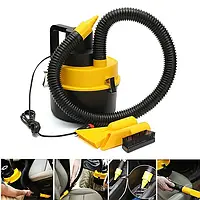 Автомобильный пылесос Vacuum Cleaner BIG 12V Желтый